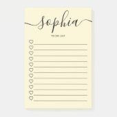 スクリプトハートの黄色いノートを一覧表示するには ポストイット (正面)