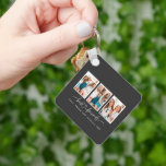 スクリプトハートモダンの数々の写真の最高の友人 キーホルダー<br><div class="desc">脚本ハートモダン可愛い数々の写真最高の友達triptychギフト</div>