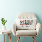 スクリプトハートモダンの数々の写真の最高の友人 ランバークッション (椅子)