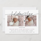 スクリプトハートリンク写真コラージュ シーズンカード (正面)