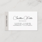 スクリプトパーソナライズされた名テンプレートモダンエレガント 名刺 (正面)