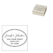 スクリプトパーソナライズされた名差出人住所 ラバースタンプ (押印)