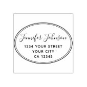 スクリプトパーソナライズされた名差出人住所 ラバースタンプ (インプリント)