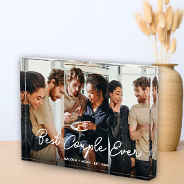 スクリプトパーソナライズされた・オ最高のーレイ・カップル フォトブロック