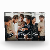 スクリプトパーソナライズされた・オ最高のーレイ・カップル フォトブロック (正面)