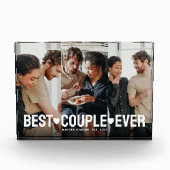 スクリプトパーソナライズされた・オ最高のーレイ・カップル フォトブロック (正面)