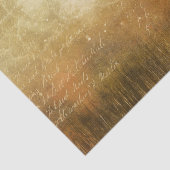 スクリプトビクトリアンを使用した超現実的な金ゴールドの風景 薄葉紙 (詳細)