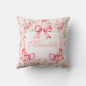スクリプトピンクローズボーコケット クッション (裏面)