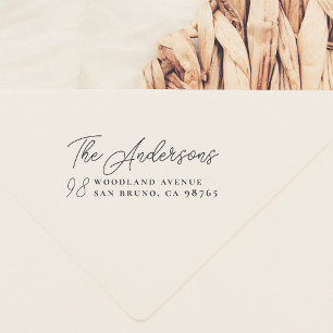 スクリプトファミリ名とドア番号 ラバースタンプ