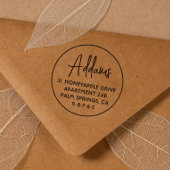 スクリプトファミリ名シンプルのパーソナライズされたアドレス ラバースタンプ