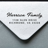 スクリプトファミリ名差出人住所 セルフインキングスタンプ