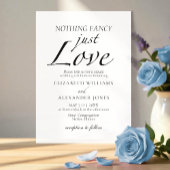 スクリプトファンシーミニマリストを愛しているもの結婚はない 招待状