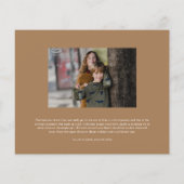 スクリプトフォントが可愛いお得なクリスマスカード 写真入り (裏面)