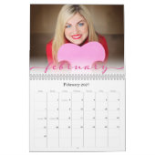 スクリプトフォント | 2026写真 カレンダー (2月 2027)