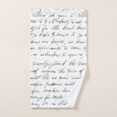 スクリプトフランスのスタイルバスタオルセット バスタオルセット (ハンドタオル)