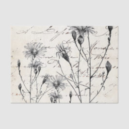 スクリプトフランスのワイルドフラワードラゴンフライ切り離しセット3 薄葉紙