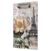 スクリプトフランスの植物学ロータスパリエッフェルタワー クリップボード (左)