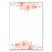 スクリプトフローラブライダルシャワー座席表 テーブルナンバー (裏面)