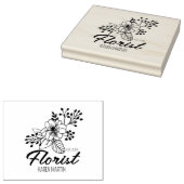 スクリプトフローリスト企業パッケージカスタム（大） ラバースタンプ (押印)