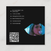 スクリプトプロフェッショナルメイクアップアーティスト2 Photo Lips スクエア名刺 (裏面)