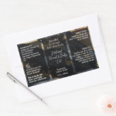 スクリプトボトルラベル4ozまたは油スポイト製品 長方形シール (封筒)