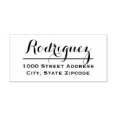 スクリプトミニマルの姓差出人住所 セルフインキングスタンプ (デザイン)