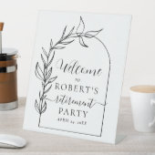 スクリプトミニマルの除・売却パーティーへようこそ 台座サイン (インサイチュ)