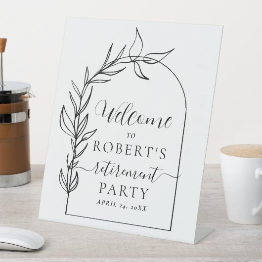 スクリプトミニマルの除・売却パーティーへようこそ 台座サイン (インサイチュ)