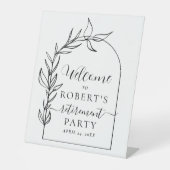 スクリプトミニマルの除・売却パーティーへようこそ 台座サイン (正面)