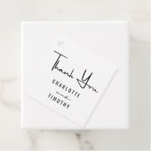 スクリプトミニマル白黒に感謝結婚する フェイバータグ (インサイチュ)