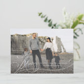 スクリプトメリーによるフルブリードホリデーフォトカード シーズンカード (スタンド正面)