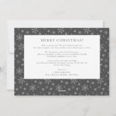 スクリプトメリーによるフルブリードホリデーフォトカード シーズンカード (裏面)