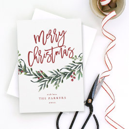 スクリプトメリークリスマスブランチビジネスホリデー 招待状