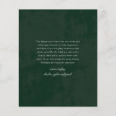 スクリプトメリークリスマス4写真バジェットホリデーカード (裏面)