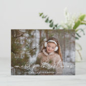 スクリプトメリー |ホリデーフォトカード シーズンカード (スタンド正面)