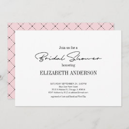 スクリプトモダンとリングや輪ブライダルシャワー 招待状