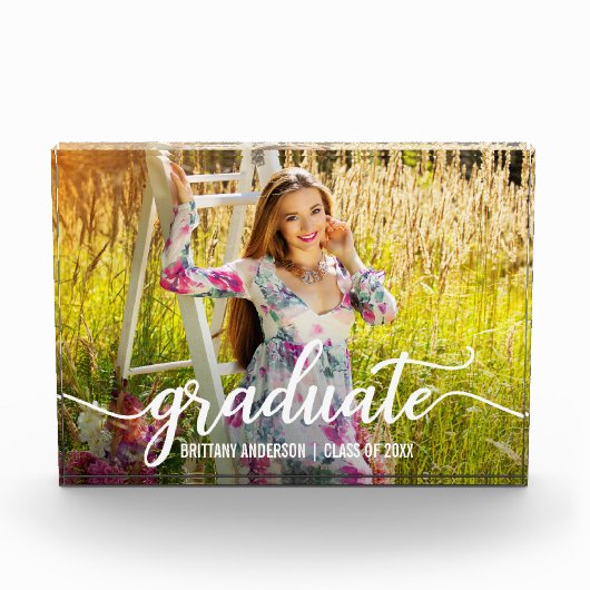 スクリプトモダンの卒業フォトブロック フォトブロック (正面)