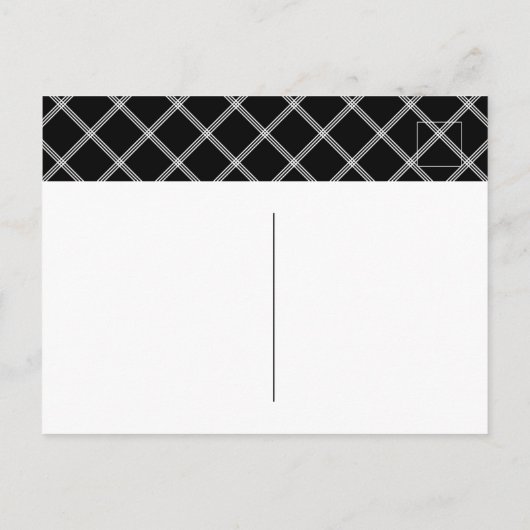 スクリプトモダンの移動アナウンスのPostc ポストカード (裏面)