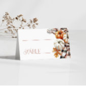 スクリプトモダンコージー秋座席表名刺一覧 プレイスカード