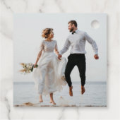 スクリプトモダンシックミニマルスを愛す結婚る応援 フェイバータグ (裏面)