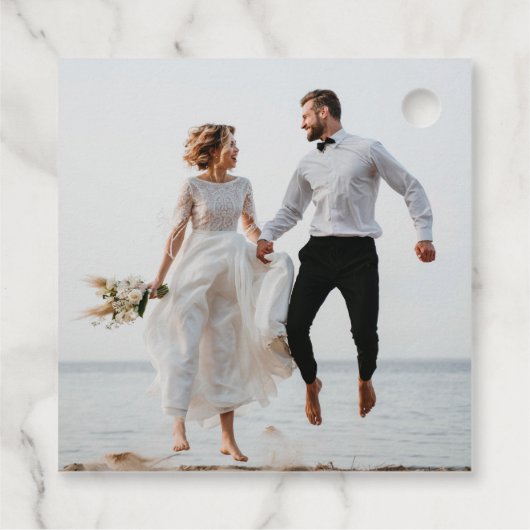 スクリプトモダンシックミニマルスを愛す結婚る応援 フェイバータグ (裏面)