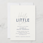 スクリプトモダンタイポグラフィhello little one (正面)