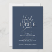 スクリプトモダンタイポグラフィhello little one (正面)