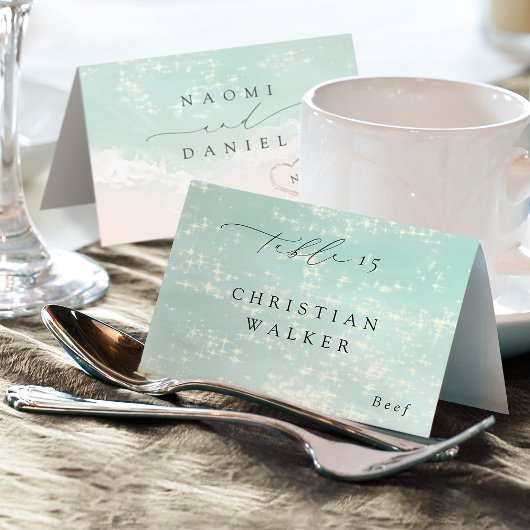 スクリプトモダンハートビーチ折り畳み可能座席表 テーブルナンバー