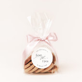 スクリプトモダンフォントで日付シールを保存 ラウンドシール