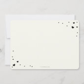 スクリプトモダンフォントハッピーバレンタインデー写真 シーズンカード (裏面)