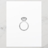 スクリプトモダンブライダルシャワーWord検索ゲーム (裏面)