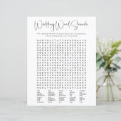 スクリプトモダンブライダルシャワーWord検索ゲーム (スタンド正面)