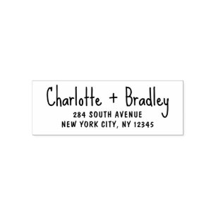 スクリプトモダンプロフェッショナル個人用差出人住所 セルフインキングスタンプ