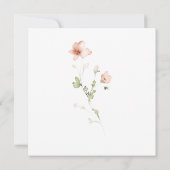 スクリプトモダンボホフラワーガーデン 招待状 (裏面)